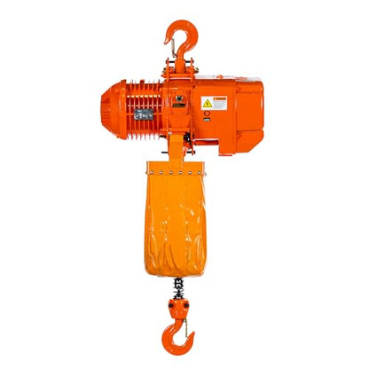 Prowinch 2200 Lbs 1 Ton Electric Chain Hoist 3 Phase 208V-240/440-480V -20 ft Lifting Height, H3 Duty Class, G100 Chain for Heavy-Duty Lifting, Warehouse & Industrial Use - size: 2200lb 1Ton