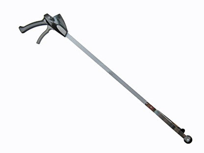 ArcMate EZ Reacher PRO Outdoor Suction Cup Reacher with Locking Grip and Handle with Slip Joint, Indoor Commercial and Outdoor Use, 4.5” Wide Jaw, 8lb. Capacity, Black, 32” (32P-DC-1-FBA) - size: 32" Pro Collapsible