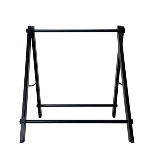 24"x24" Premium Heavy-Duty A-Frame Sign Stand – Holds 2 Insert Boards + 1 Hanging Sign | Weatherproof Sidewalk Sign Holder for Business, Real Estate, Restaurants & Events (STAND ONLY) (1)