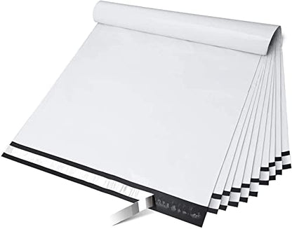 Fuxury Large Poly Mailers 24x24'' 100Pcs, Waterproof Shipping Bags White - color: White, size: 24x24" 100pcs