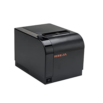 Rongta 80mm Thermal POS Receipt Printer Black - color: Black