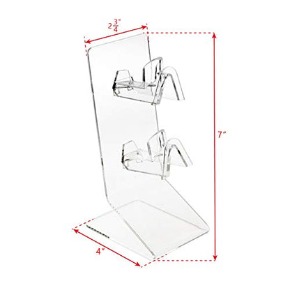 MOOCA Acrylic Eyeglasses Frame Stand Sunglasses Rack Eyewear Display