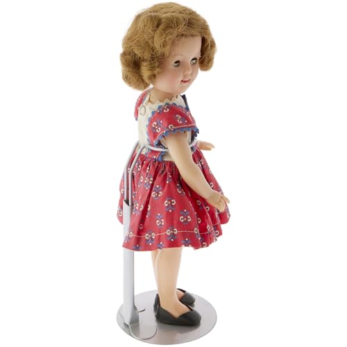 Plymor DSP-60S Silver Adjustable Doll Stand, Pack of 6 - color: Silver
