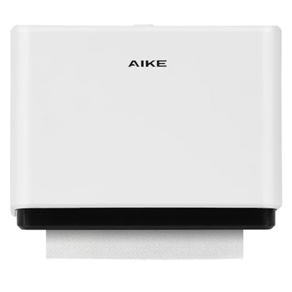 AIKE 200 Sheets Wall Mount Paper Towel Dispenser,Fit Multifold Paper,White - color: White