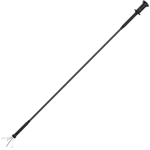 Housolution Grabber Tool Magnetic, Bendable Reacher with LED Lights, Black - color: Claw Grabber-black