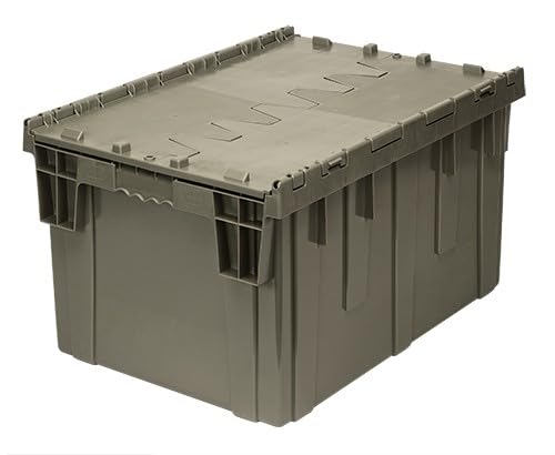 Storage Bins with Lids Heavy Duty Stackable Storage Box - size: 28" x 20" x 15"