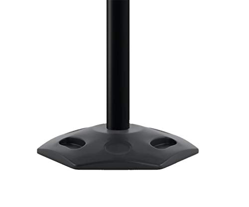 Crowd Control Warehouse Retractable Dual Belt Stanchions, 11 Ft, Set of 2 - color: Red and White Diagonal, size: 11 Foot