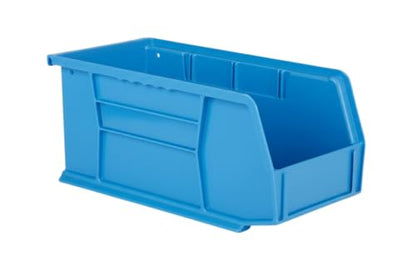 11" x 5.5" x 5" (12 Pack) Plastic Stackable Storage Bin, Hudson Blue - color: Hudson Blue, size: 12 Pack