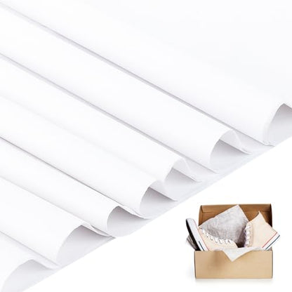 200Pcs White Acid Free Tissue Paper Bulk for Storage Packaging 20×30 Inch - size: 20 x 30 inches