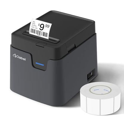 CLABEL 221D 2" Bluetooth Barcode Label Printer for Small Business - color: Gray, size: 2 Inch