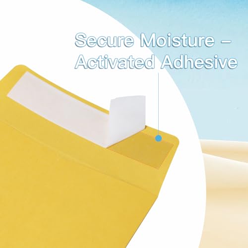 28lb 500Pcs Cash Deposit Envelopes with Self Seal Closure – Cash Envelopes for Small Businesses, 9 1/2 x 4 Money Envelopes for Retailers & Restaurants