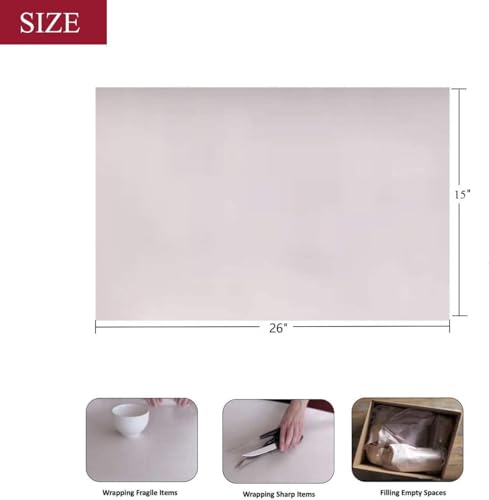 WAUPPY 200 Sheets Newsprint Packing Paper Sheets for Moving, Shipping, Box Filler, Wrapping and Protecting Fragile Items 5 Lbs (26” x 15”) - size: 200 Sheets (15"W x 26"L)