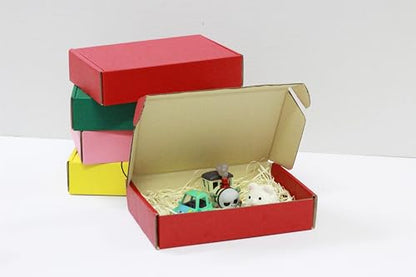 Holiday Themed Gift Boxes, 9x6x2 Inches (Pack of 20) – Perfect for Special Day, Candle Packaging, Fragile Gifts, and Small Business Use - color: RED, size: 1 Count (Pack of 20)