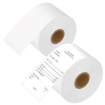 NineLeaf 2 Roll Replacement 30270 2-1/4'' 57mm x 249' 76m White Receipt