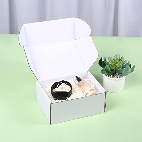 7x5x2 White Shipping Boxes for Small Business, Packing, 25 Pack - color: White, size: 7x5x2 inch