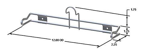 Wall Mount Plastic Grocery Bag Holder/Dispenser - T-Shirt Bag Rack - Includes Screws, 10 Pack - size: 10 Pack
