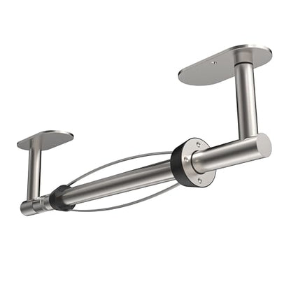 RUACQ Paper Towel Holder Under Cabinet, One Hand Tearing, Silver - color: Sliver, size: One Hand Tear - Oval
