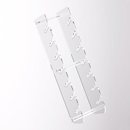 Baseball Hat Organizer Rack,2 Pack Acrylic Baseball Caps Storage Holder for Closet,Retail Hat Display Stand for Vendors
