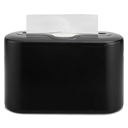 Multifold Paper Towel Dispenser Countertop Compact Design for Kitchen Black - color: D-24 Black