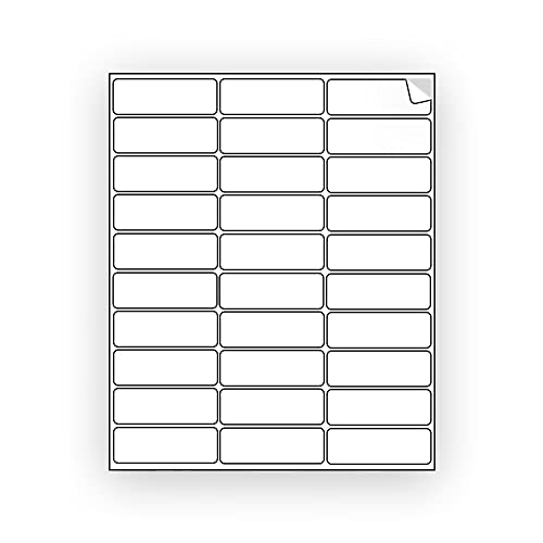 600 EcoSwift Shipping Labels 2 5/8 x 1 inches Mailing Address Inventory Blank White Self Adhesive for Laser Inkjet Printer 2.625 x 1 (Pack of 2) - size: 2.625 x 1 inch (Pack of 2)