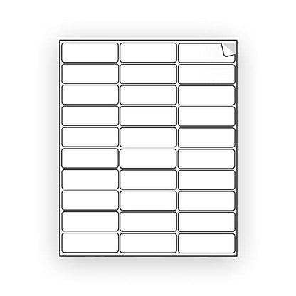 600 EcoSwift Shipping Labels 2 5/8 x 1 inches Mailing Address Inventory Blank White Self Adhesive for Laser Inkjet Printer 2.625 x 1 (Pack of 2) - size: 2.625 x 1 inch (Pack of 2)