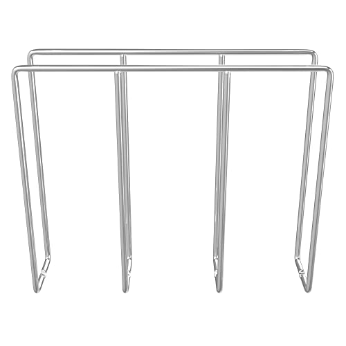 Rev-A-Shelf 596-10CR-52 U-Shaped Kitchen Cabinet Rack Holder Organizer for Bakeware, Cookie Baking Sheets, Cutting Boards, & Lids, Chrome (2 Pack) - size: 2 Pack
