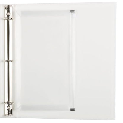 JAM PAPER Plastic 3 Hole Punch Binder Envelopes with Zip Closure - #10 Wallet Booklet - 6 x 9 1/2 - Clear - 3/Pack - color: Clear, size: 3 Hole Binder Pocket - 3 Pack