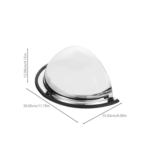 12 Inch Convex Mirror Security Mirror for Garage Driveway Supermarket Warehouse Blind Spot Safety for Traffic and Parking Assist