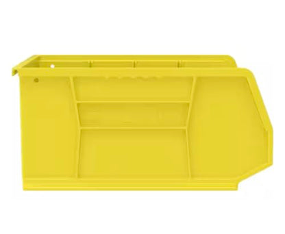 Yellow Storage Shelf Bins, 6-Pack MU62548