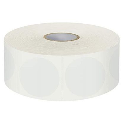 1500 PCS 1.5" Round Clear Transparent Package Envelope Mail Wafer Seal Sticker Labels Mega Bundle with Perforation Line in Roll - size: 1.5 inch-1500