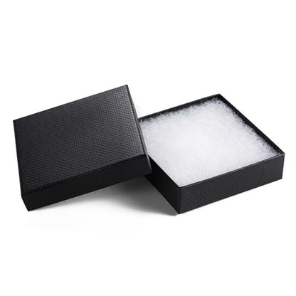 GEFTOL Jewelry Gift Boxes 96 Pack 3.5x3.5x1 Inch Cardboard Jewelry Boxes,Small Gift Boxes for Jewelry Earrings Necklaces Handmade Bangles Bracelets(Black) - color: Black, size: 3.5x3.5x1 Inch (Pack of 96)
