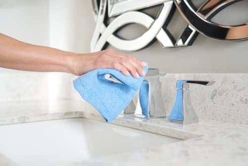 Quickie Microfiber Cleaning Cloth 14 X 14 inch, Blue, 12 Pack, All-Purpose Towel/Wiper for Multi-Purpose Indoor/Outdoor Cleaning/Dusting/Polishing on Kitchen/Bathroom/Auto SurfacesK (49012PDQ) - size: 14 inch x 14 inch, style: 12 Pack