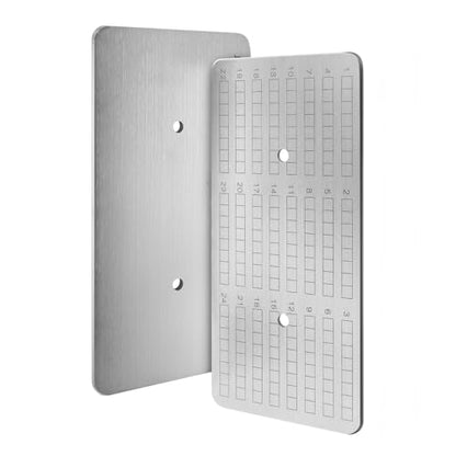 Crypto Seed Phrase Plate Kit - style: Titanium – Kit