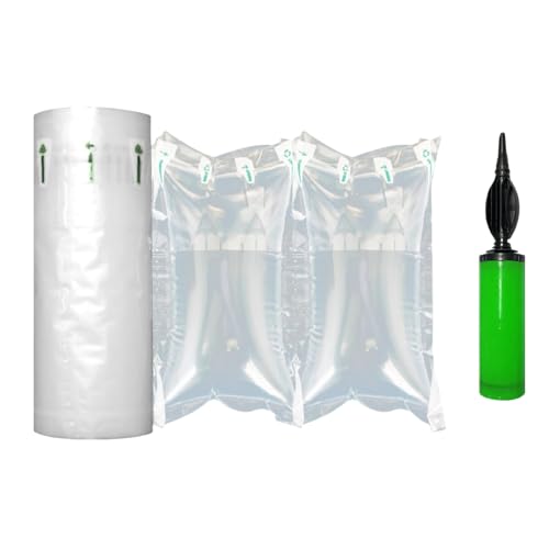 Dish Packing Kit Honeycomb Wrapping Paper and 300 Count Air Pillows for Shipping