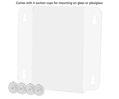 Marketing Holders 6 Pack Window Mount Sign Holder Holds 5.5" x 8.5" Daily Specials and Promotions Clear Acrylic Advertisement Sleeve with Suction Cups for Bars Restaurants and Cafes - size: 5.5"w x 8.5"h