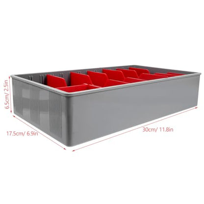 Cash Drawer Tray Money Tray Organizer with Compartments Portable Currency Till Replacement Insert for Cash Register Shop Office Classroom Meetings 11.81 X 6.88 X 2.55 in