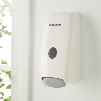 McKesson Manual Soap Dispenser for Bathroom, White, 1000 ml, 1 ct