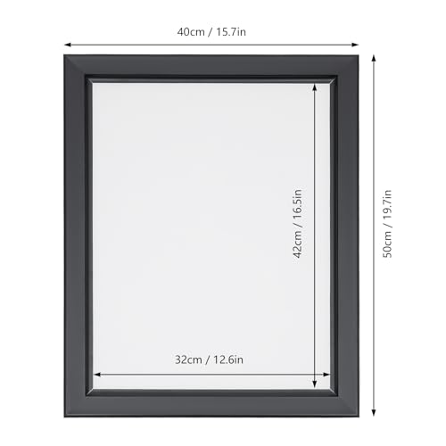 16'' x 20'' LED Poster Frame, Backlit Light Box Sign 18W with Aluminum Frame, Front Open Advertising Light Box for Menu Poster Art Display, Black - color: Black, size: 16" x 20"
