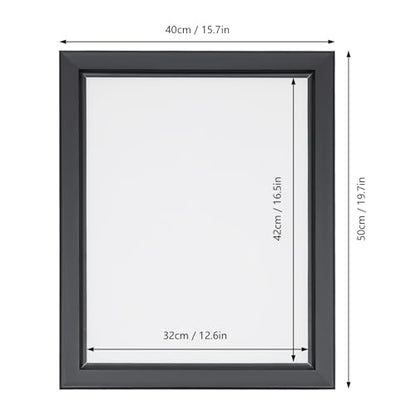 16'' x 20'' LED Poster Frame, Backlit Light Box Sign 18W with Aluminum Frame, Front Open Advertising Light Box for Menu Poster Art Display, Black - color: Black, size: 16" x 20"