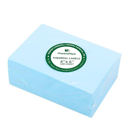 500 Fanfold 4" x 6" Direct Thermal Labels Shipping Labels - size: 1 Stacks | 500 Labels, style: Fold