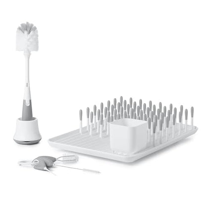 OXO Tot Bottle & Cup Cleaning Set, Gray, 1 Count (Pack of 4) - size: 1 Count (Pack of 4)
