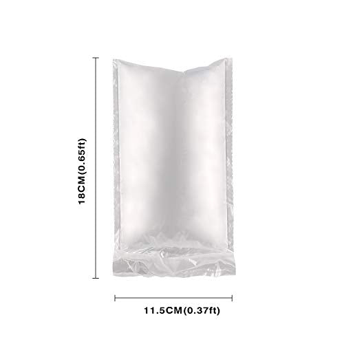 JZBRAIN Air Cushion Film 72002 Air Pillows Air Bubble Bags Wrap Packing Roll, 1 Roll 200mm X 100mm X 200m X 0.02mm Air Cushion Films ONLY Compatible with JZBRAIN Air Cushion Machine (2 Rolls) - size: 72002-2 Rolls