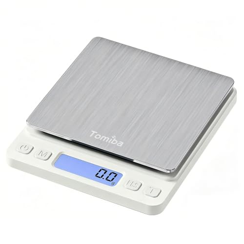 3000g Digital Touch Pocket Scale 0.01oz Resolution 2 AAA Batteries Included