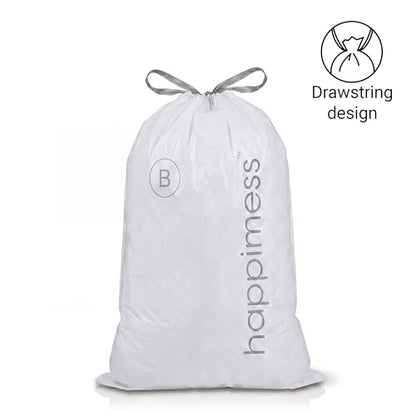 happimess 20-Count Unscented 5.3 Gal Trash Bags, Clear - color: Clear, size: 20 Count (Pack of 1)