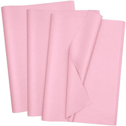 Jkopsnr 100 Sheets Pink Tissue Paper 20x14 Inches - color: Pink, size: 14x20