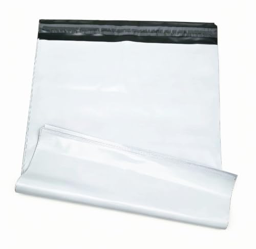 15.7 X 20 Inch White Poly Mailers, Large Self-Sealing Shipping Bags 10 Pcs - size: 15.7 X 20 Inch/10 pcs