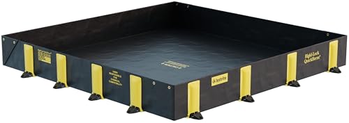 Justrite Rigid-Lock QuickBerm®, 8' x 8' x 12" - size: 8' x 8'