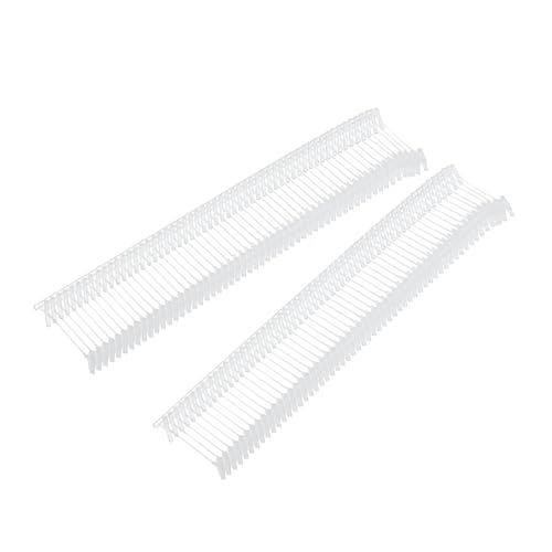 MECCANIXITY Standard Tagging Fasteners,Plastic Regular,Standard Label Gun Price Tagging Barbs for Garment Price Tag Label Tagging Barbs 15mm/0.59 Inch,Pack of 1000 Transparent - color: Transparent, size: 15mm