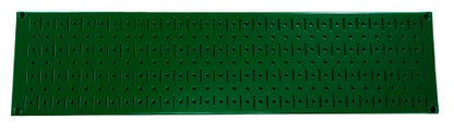 Wall Control Narrow Pegboard Rack 8in x 32in Green Metal Pegboard Runner Tool Board - color: Green