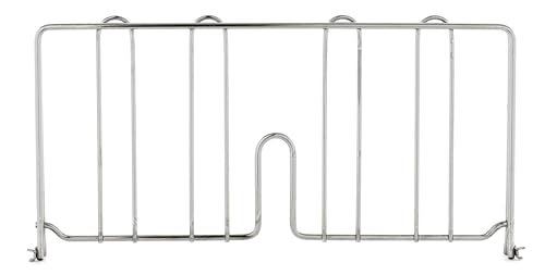 METRO DD18C Super Erecta Chrome Plated Shelf Divider, 18" Width x 8" Height, Silver - color: Chrome, size: 18" Width